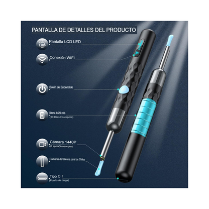 Otocam Pro™ Camara De Eliminacion De Cera De Oido