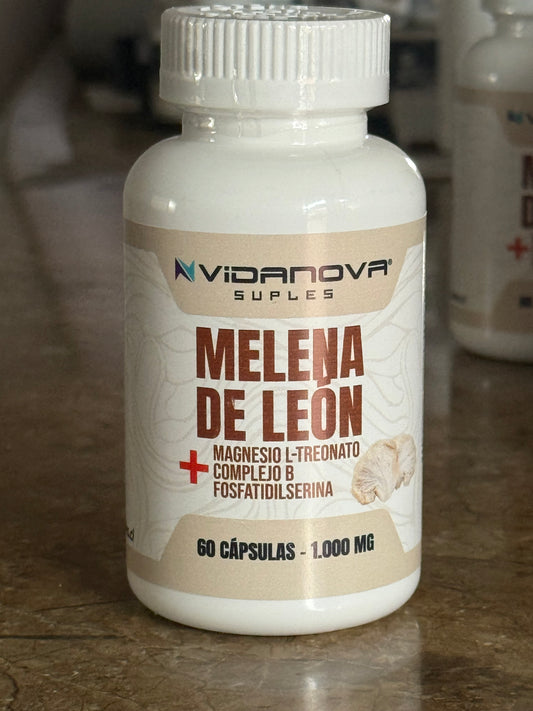 Melena de León con Magnesio L-treonato + Complejo B + Fosfatidilserina
